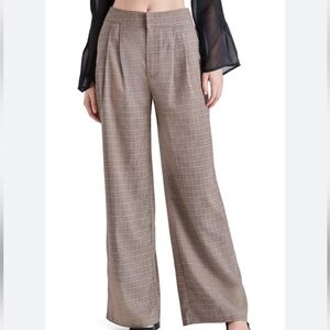 Steve Madden high rise wide leg trousers.
